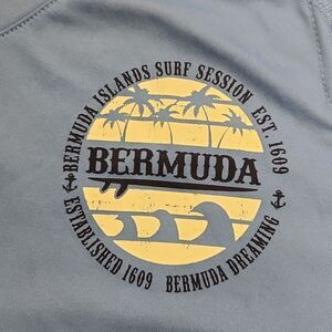 BERMUDA ISLANDS SURF SESSION Tank Rash Guard 40 UPF NWT